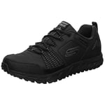 Skechers Escape Plan Baskets Homme Black (Black Leather/mesh/trim Bbk) 40 EU