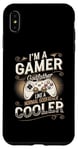 Coque pour iPhone XS Max Gamer Godfather pour hommes, jeux vidéo amusants, vintage