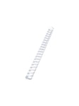 GBC Plastspiral CombBind 22mm A4 21R Svart Vit - Plastic binding comb