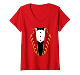 Womens Ringmaster Costume Circus Showman Party Shirt Gift V-Neck T-Shirt