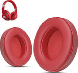 Beats Studio 3 Coussinets De Rechange En Mousse À Mémoire De Forme Pour Casque Beats Studio 2 & 3 (B0501, B0500) Avec Fil Et Sans Fil Rouge[QUE071932]