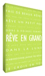 Feel Good Art Moderne et Typographique Toile sur Cadre Mural de Style Vert Citron 91 x 60 cm