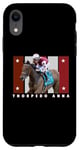 Coque pour iPhone XR Chemise Torpedo Anna Horse, courses de chevaux, Del Mar, Santa Anita