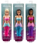 GG432	lot de 3 pcs : Mattel Barbie Dreamtopia Poupée Sirène  8,5x32,5cm