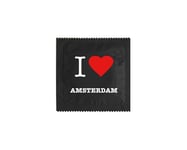 Kondom - I Love Amsterdam Svart