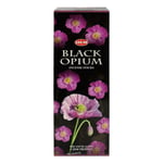 Hem Black Opium Incense Sticks Joss Sticks 120 Sticks (20 Sticks Each)