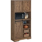 Sobuy - FSB83-N Buffet de Cuisine Meuble de Rangement Armoire de Cuisine Multi-rangements Buffet de Salle à Manger avec Porte de Grange Coulissante