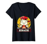 Womens Hibachi Grill Teppanyaki Barbeque Japanese Cuisine V-Neck T-Shirt