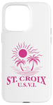 Coque pour iPhone 15 Pro Max Souvenirs de Saint-Croix usvi Îles Vierges américaines Rappel de vacances