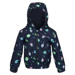 Regatta Childrens Unisex Childrens/Kids Muddy Puddle Cosmic Peppa Pig Padded Jacket (Navy) Fleece - Size 3-4Y