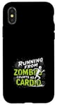 Coque pour iPhone X/XS Zombie Apocalypse Humour Humour Humour Undead Quotes Survival Comedy