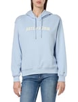 Tommy Hilfiger Femme Sweat À Capuche Femme, Bleu (Breezy Blue), S