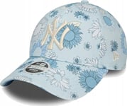 New Era New Era 9Forty New York Yankees Floral All Over Print Cap 60435004 Niebieskie Osfm