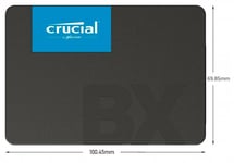 Disque Dur SATA 240GB SSD État Solide Crucial BX500 2,5 " 3D Nand CT240BX500SSD1