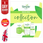 Simple Kind to Skin Regime Gift Set Facial Wash, Sheet Mask & Moisturiser... 