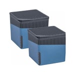 Lot de 2 déshumidificateurs Design cube Rechargeables 500g wenko Absorbeur d'humidité, Anti moisissure jusqu'à 2 mois, Idéal jusqu'à 40m²,13x13x13