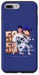 Coque pour iPhone 7 Plus/8 Plus Shohei Ohtani | 50/50 Club | Joueur MLB de baseball de Los Angeles