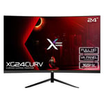 X= XG24CURV165 23.8" Curved VA LED 165Hz HDMI DisplayPort Monitor with Speakers