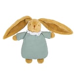 TROUSSELIER Doudou Lapin Nid d'Ange 20 cm de haut Tissu en Lin Classique Chic Idéal Cadeau de Naissance Vert Céladon 1 Unité