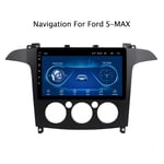 2 Din Navigation GPS Autoradio Autoradio Nav Autoradio, Bluetooth avec WiFi Android USB écran Tactile - pour Ford S-Max Galaxy 2007-2008 9 Pouces