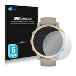 6x Film Protection Ecran pour Garmin Fenix 6S Pro Solar Film Protecteur Clair