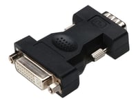 Assmann - Dvi-Adapter - Dubbel Länk - Dvi-I (Hona) Till Hd-15 (Vga) (Hane) - Formpressad - Svart