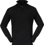 Bergans Bergans Men's Ulriken Light Merino Jumper Dark Shadow Grey L, Dark Shadow Grey