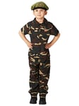 Garçons Camouflage Soldat Forces Armées Militaire Armée Garçon Costume Déguisement 3-8 Ans - 7-8 Years