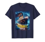 Titanic April 1912 Voyage Historic Cruise and Iceberg Story T-Shirt