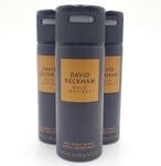 DAVID BECKHAM BOLD INSTINCT DEODORANT BODY SPRAY 150ML 3 PACK