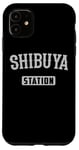 Coque pour iPhone 11 Shibuya Gare de Tokyo Souvenir du Japon