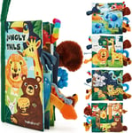 Top Pick Baby Book Toys Jungle Tails Sensory Books for Babies Touch and... 