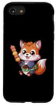 Coque pour iPhone SE (2020) / 7 / 8 Renard kawaii avec Hanami Dango