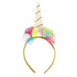 Unicorn diadem tiara 25 cm enhörning hårband