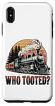 Coque pour iPhone XS Max Who Tooted for a Train Lover & Locomotive Lover