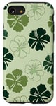 Coque pour iPhone SE (2020) / 7 / 8 Green Hibiscus Floral Hawaiian Flowers Island Tropical Beach