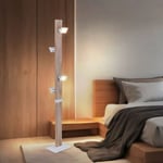 Lampadaire Lampe Bois de Chambre à Coucher Éclairage Lecture Spots LED H 140 CM