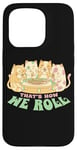 Coque pour iPhone 15 Pro Chats amateurs de sushis kawaii drôle That's How We Roll Pastel