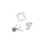 Kit Spot led Orientable GU10 avec Ampoule led 8W - Blanc Froid 6000K - 8000K Silamp