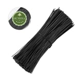 500pcs Plastic Coated Iron Wire Ties 15cm Cord Tie Cable Ties Wire Tie Wraps