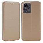 Fodral till Xiaomi Redmi Note 12 Pro-Xiaomi Poco X5 Pro 5G - Läderplånbok (Xiaomi Redmi Note 12 Pro) - Guld