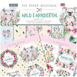 The Paper Boutique Wild & Wonderful Paper Kit, Pastel, 8 x 8 inches