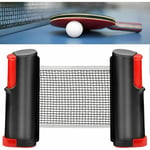 Starlight - Filet de Ping Pong Rétractable, Filet Table de Ping Pong Portable Longueur Réglable 170cm pour Table de Ping Pong, Un Bureau, Table Manger