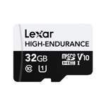 Lexar microSDHC High-Endurance UHS-I/U1/10 R100 / W30 (V10) 32GB