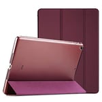 ProCase Coque iPad 9.7, Housse iPad 6, iPad 5, Modèle A1822 A1823 A1893 A1954, Étui Protection iPad 2018, iPad 2017-Lie de vin