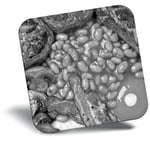 Awesome Fridge Magnet bw - Tasty Cooked Breakfast Full English  #41348