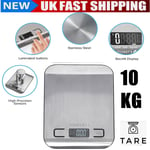 10kg Digital Kitchen Scales Electronic Balance LCD Food Weight Postal Scale UK