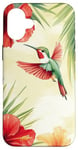 Coque pour iPhone 16 Plus Colibri Tropical Fleurs Florales Nature Été