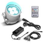 Cameo DROP B4 SET Outdoor Uplight Battery-Powered incl. Power Supply