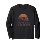 Classic Old School Muscle Car Burnout Classic American Car Long Sleeve T-Shirt